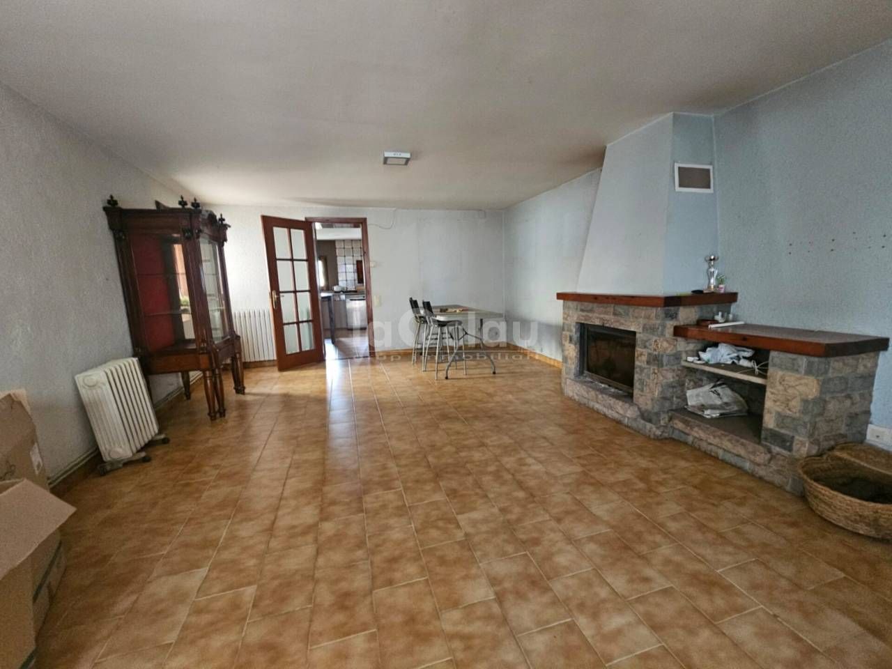 Sala d'estar de Casa adosada en venda en Seva amb Calefacció i Jardí privat