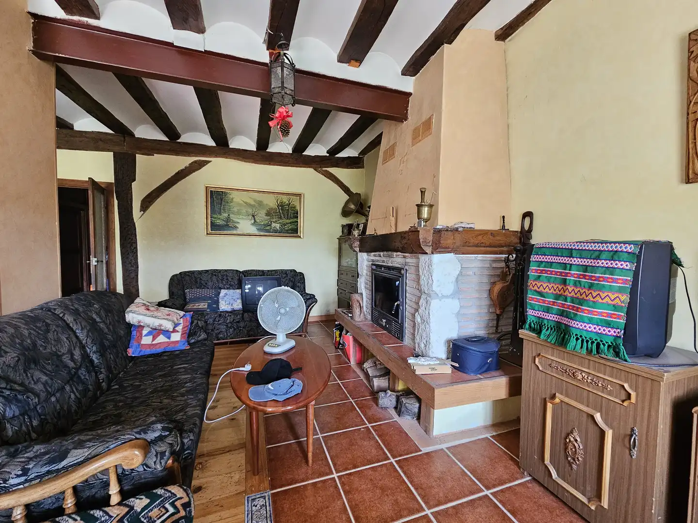 Sala de estar de Casa adosada en venta en Condado de Treviño con Amueblado y Balcón