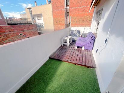 Terrace of Flat for sale in El Prat de Llobregat  with Air Conditioner, Parquet flooring and Terrace