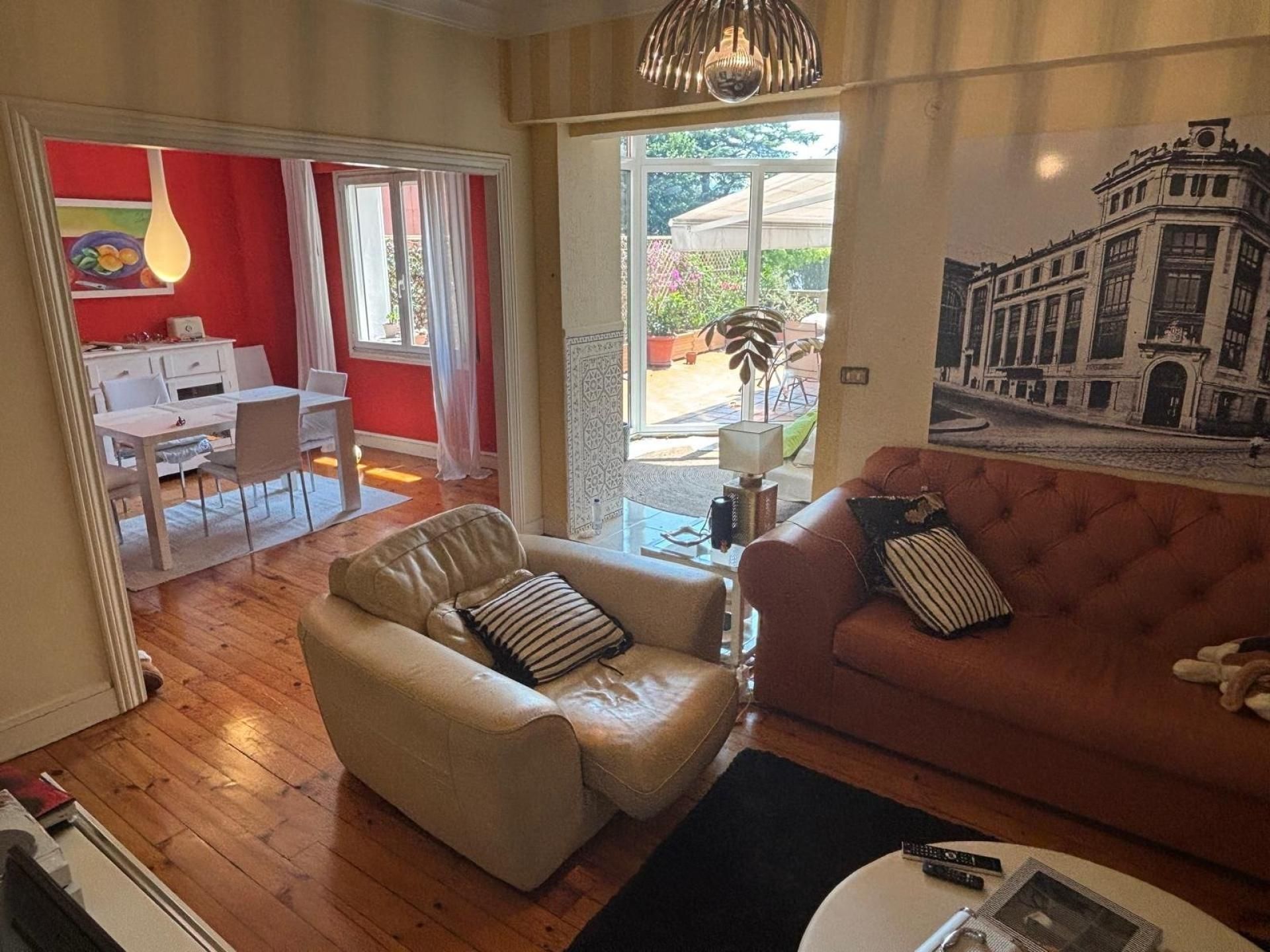 Living room of Flat for sale in Vigo   with Heating and Terrace