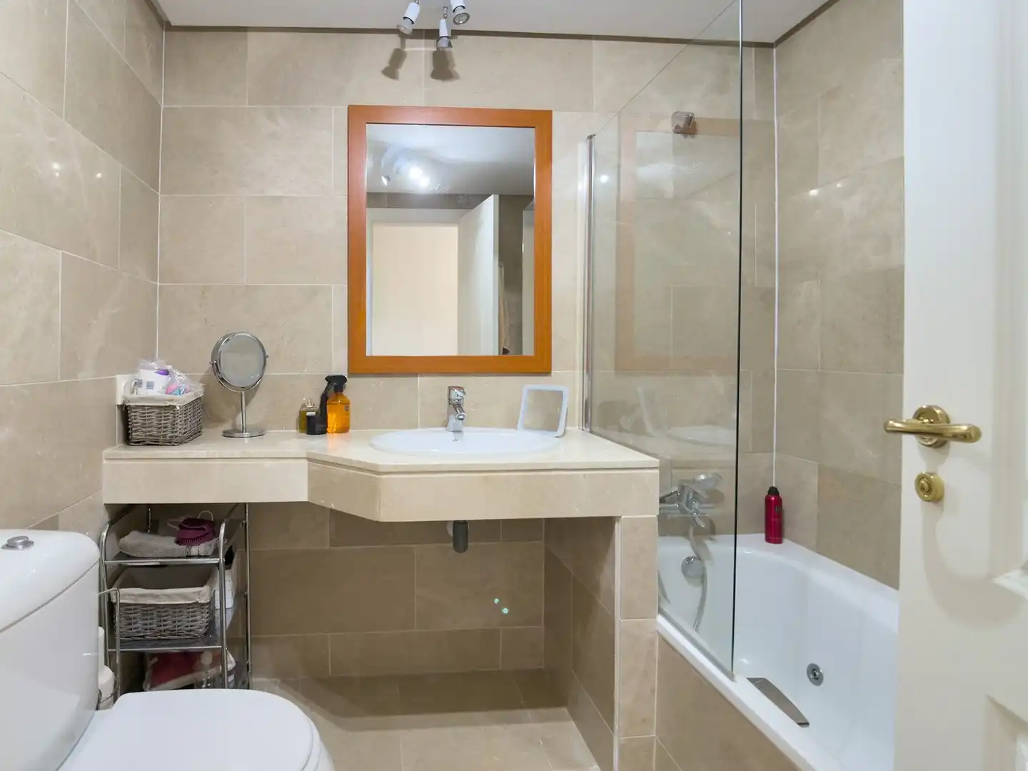 Bathroom of Flat for sale in Manilva  with Air Conditioner, Terrace and Furnished