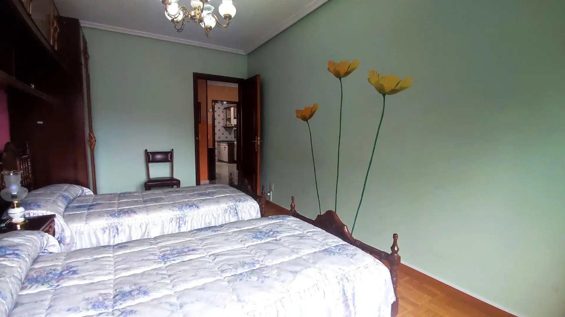 Schlafzimmer von Wohnung zum Verkauf in Mieres (Asturias) mit Heizung