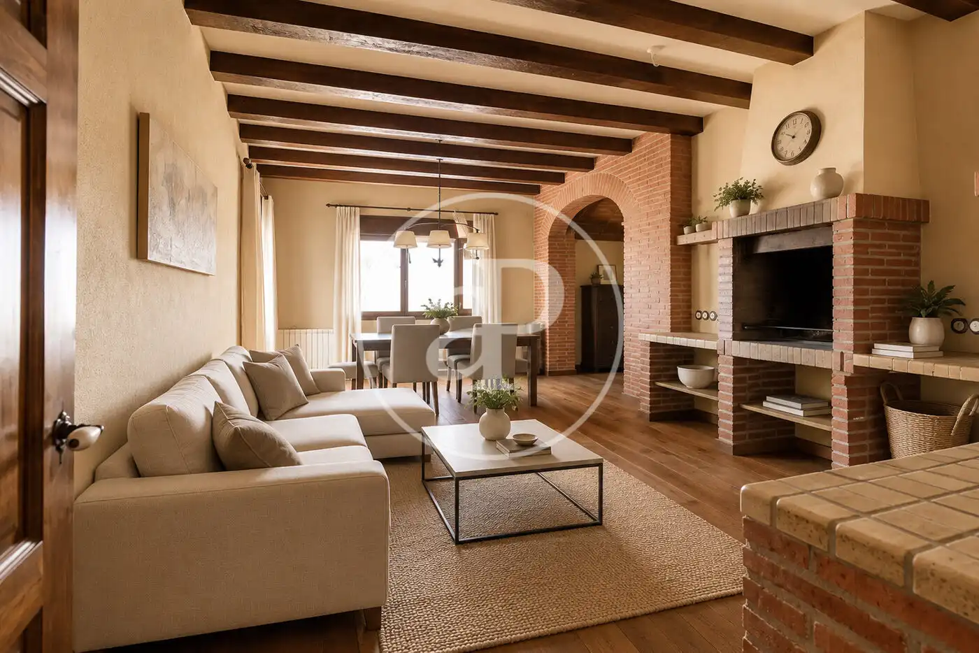 Sala de estar de Casa o chalet en venta en Argentona con Aire acondicionado, Calefacción y Jardín privado