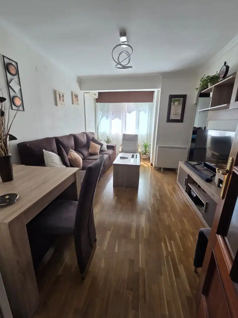Living room of Flat for sale in Madrid  with Air Conditioner, Heating and Parquet flooring