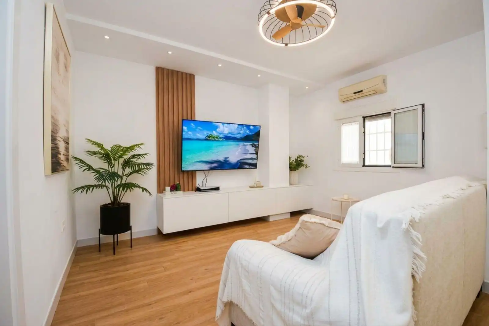 Living room of Flat for sale in El Ejido  with Air Conditioner, Heating and Private garden