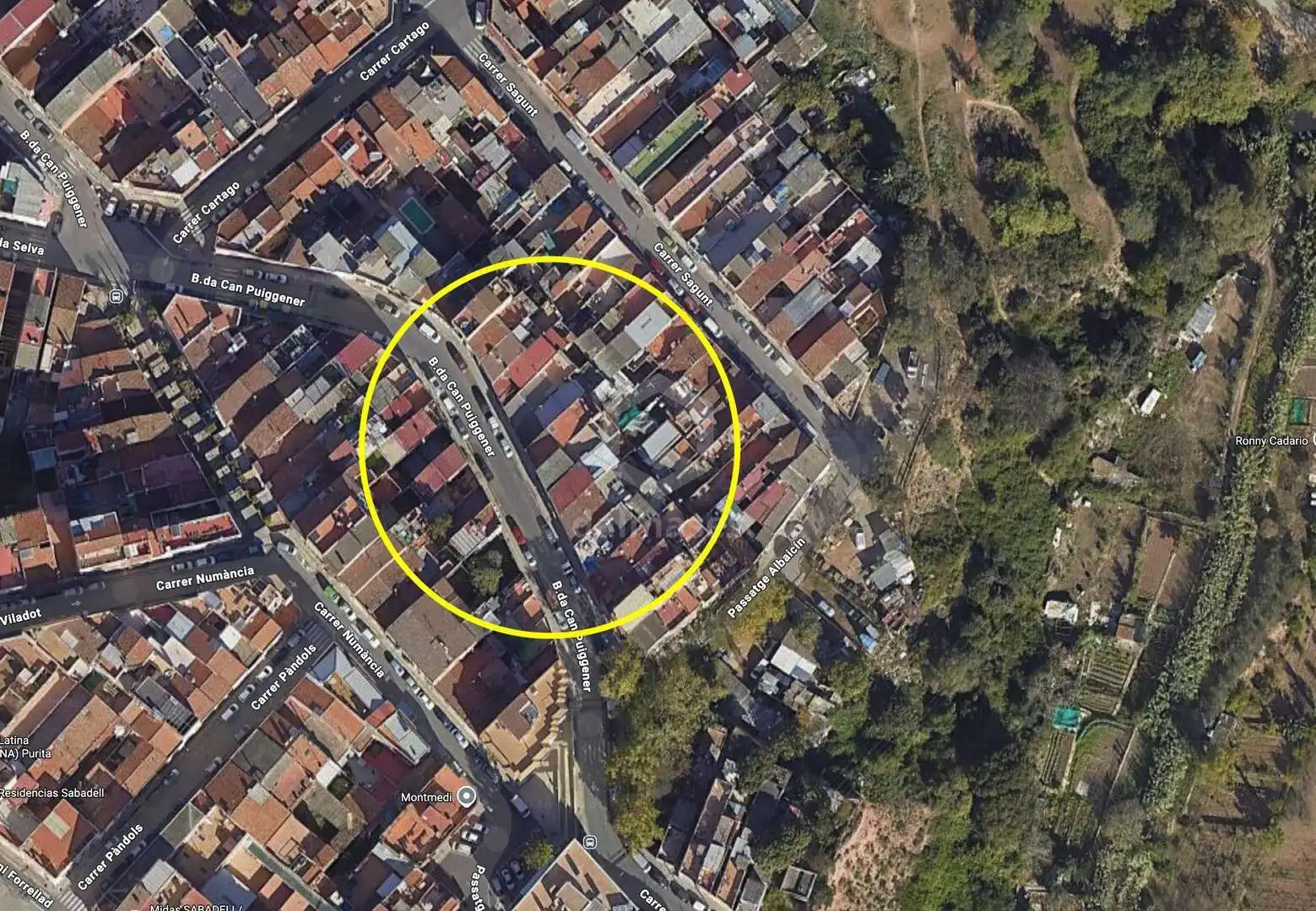 Vista exterior de Casa adosada en venda en Sabadell amb Terrassa