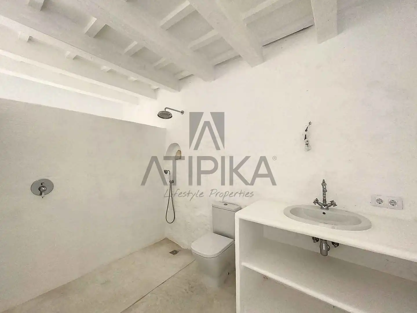 Badezimmer von Country house zum Verkauf in Alaior mit Heizung, Terrasse und Schwimmbad
