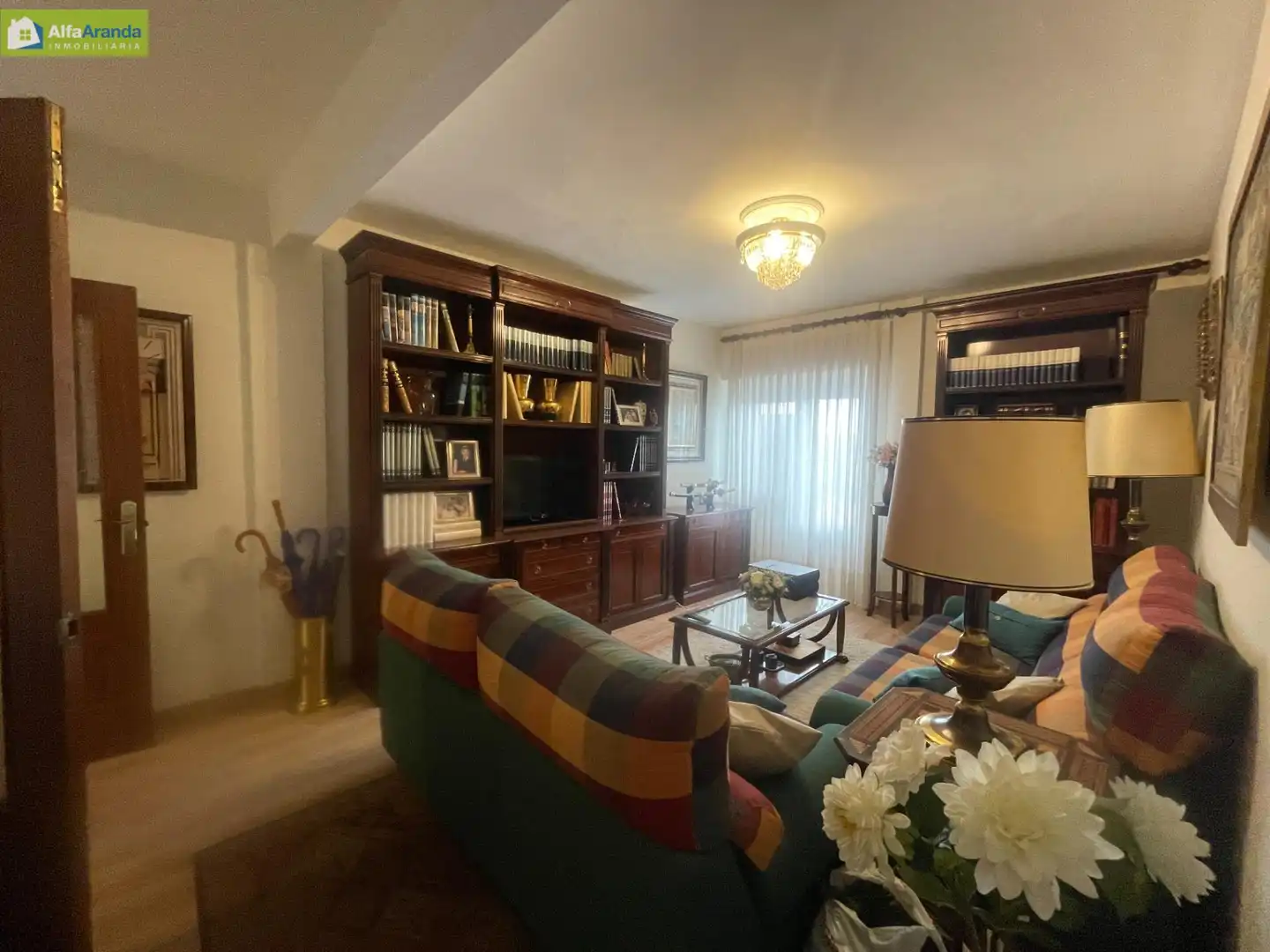 Wohnzimmer von Wohnung zum Verkauf in Roa mit Heizung, Möbliert und Balkon