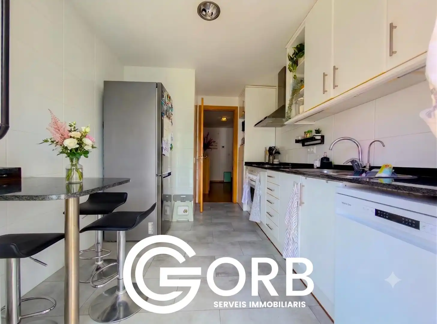 Kitchen of Flat for sale in Mataró  with Air Conditioner, Heating and Private garden
