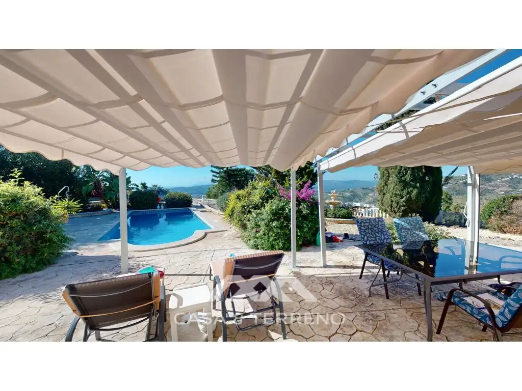 Terraza de Casa o chalet en venta en Algarrobo con Aire acondicionado, Jardín privado y Terraza