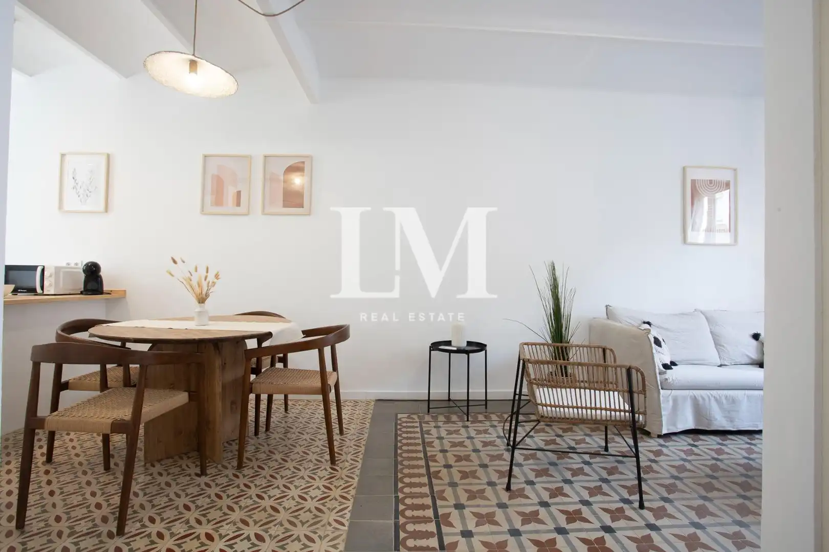 Dormitori de Apartament de lloguer en Barcelona amb Aire condicionat, Calefacció i Moblat