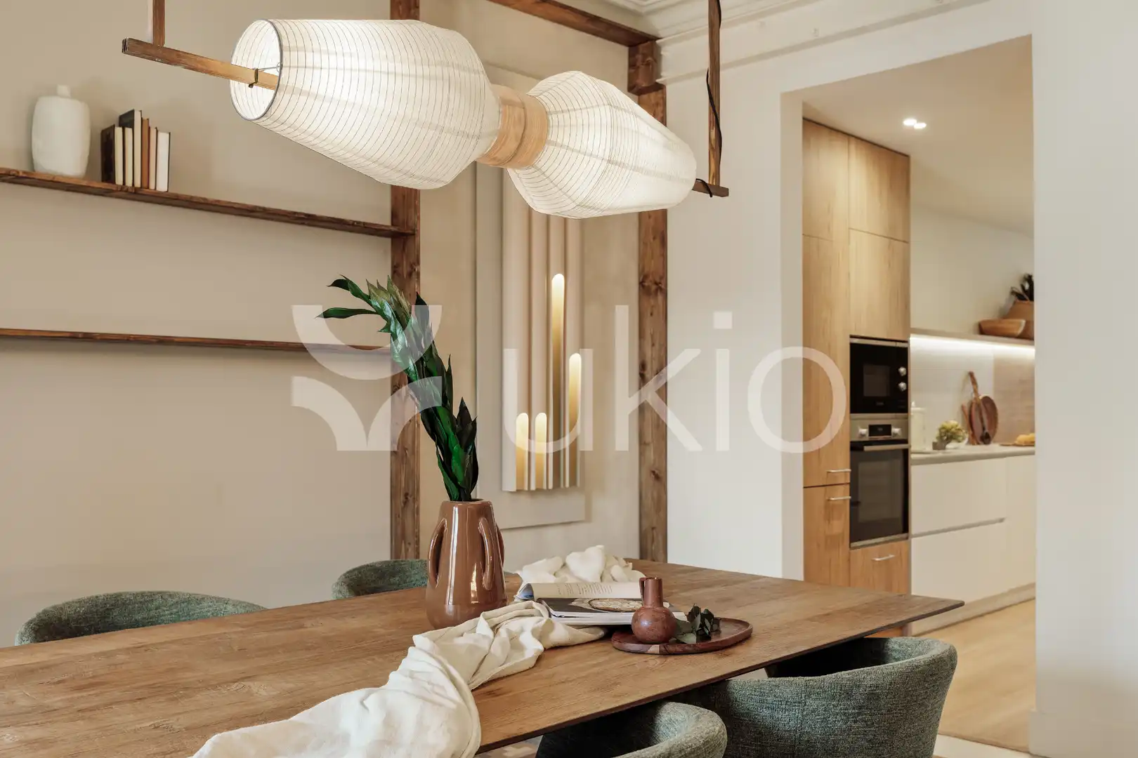 Esszimmer von Wohnungen zur Miete in Barcelona mit Klimaanlage, Heizung und Terrasse