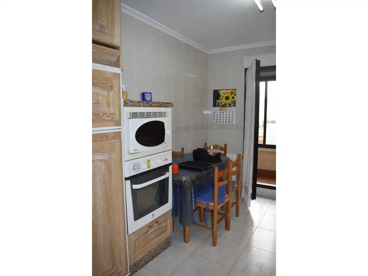 Kitchen of Flat for rent in León Capital   with Heating, Terrace and Furnished