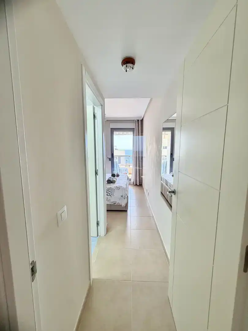 Terrasse von Wohnung zur Miete in Calpe / Calp mit Klimaanlage, Privatgarten und Abstellraum