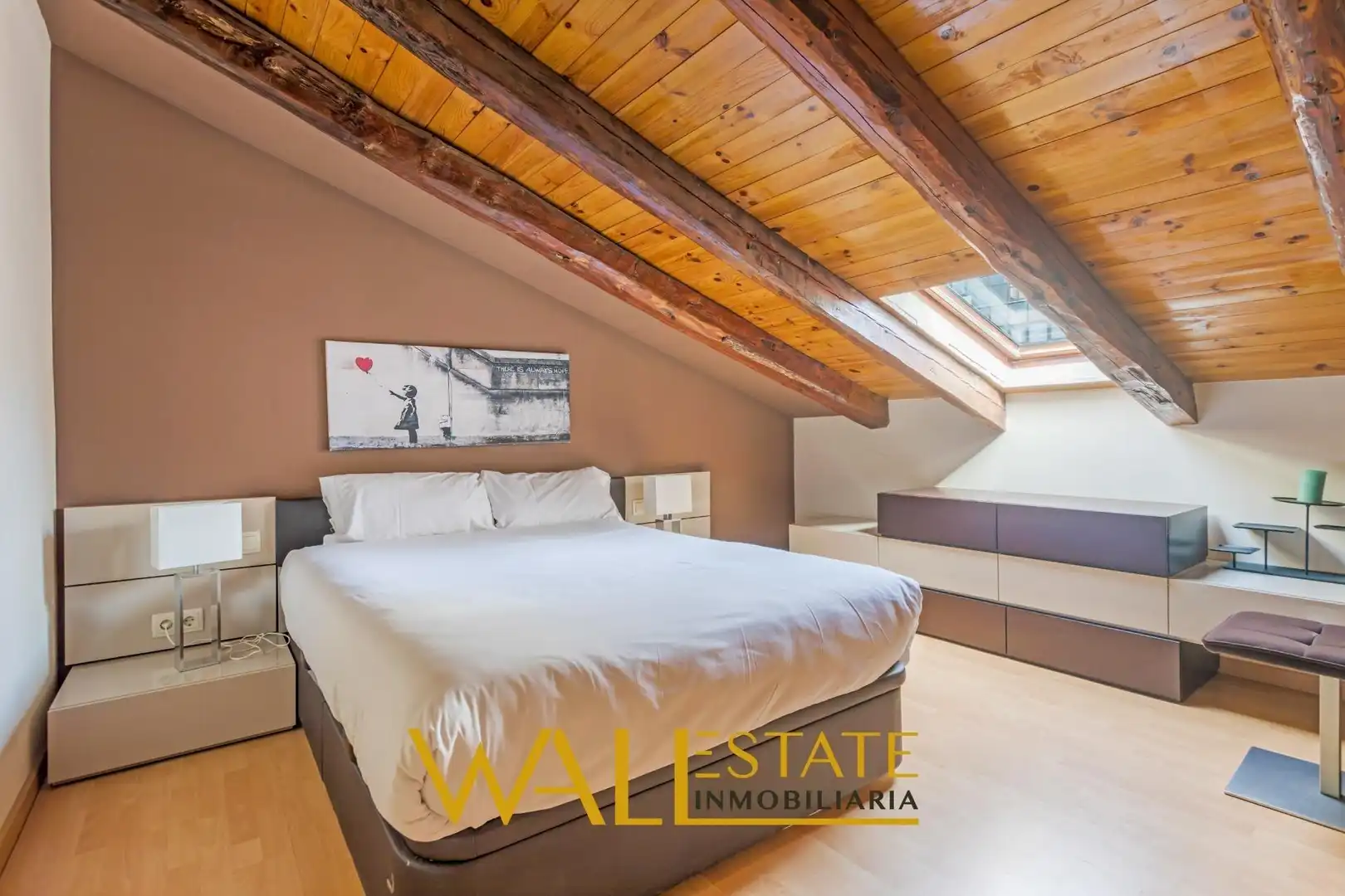 Bedroom of Flat for sale in Madrid  with Air Conditioner and Heating