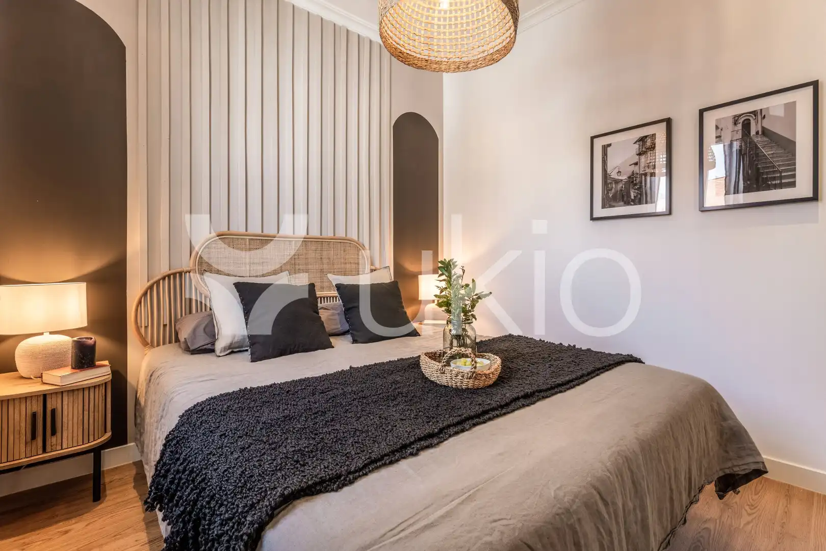 Habitación de Apartamento de alquiler en Madrid con Aire acondicionado, Calefacción y Amueblado