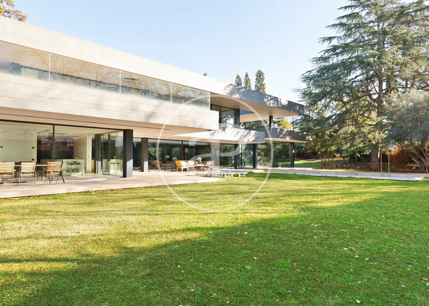 Exterior view of Houses for sale in Sant Cugat del Vallès  with Air Conditioner, Heating and Private garden