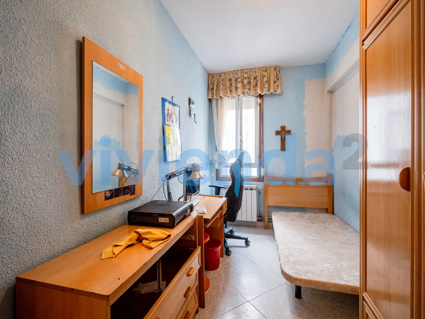 Schlafzimmer von Wohnung zum Verkauf in Madrid mit Klimaanlage, Heizung und Terrasse