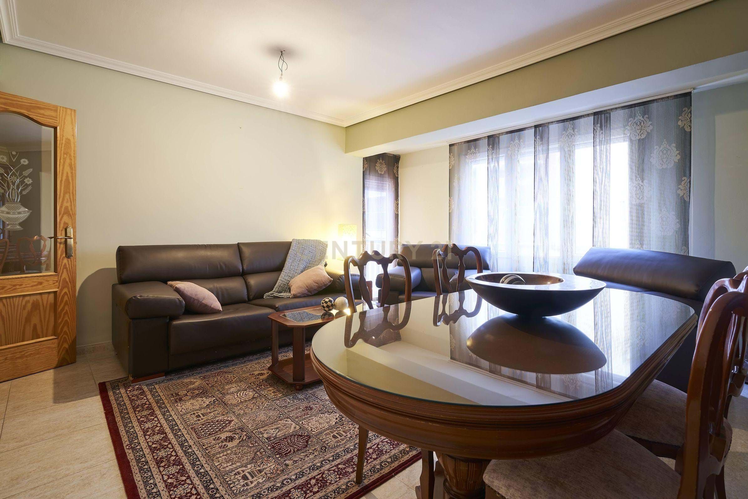 Living room of Flat for sale in Benicarló  with Heating, Terrace and Furnished