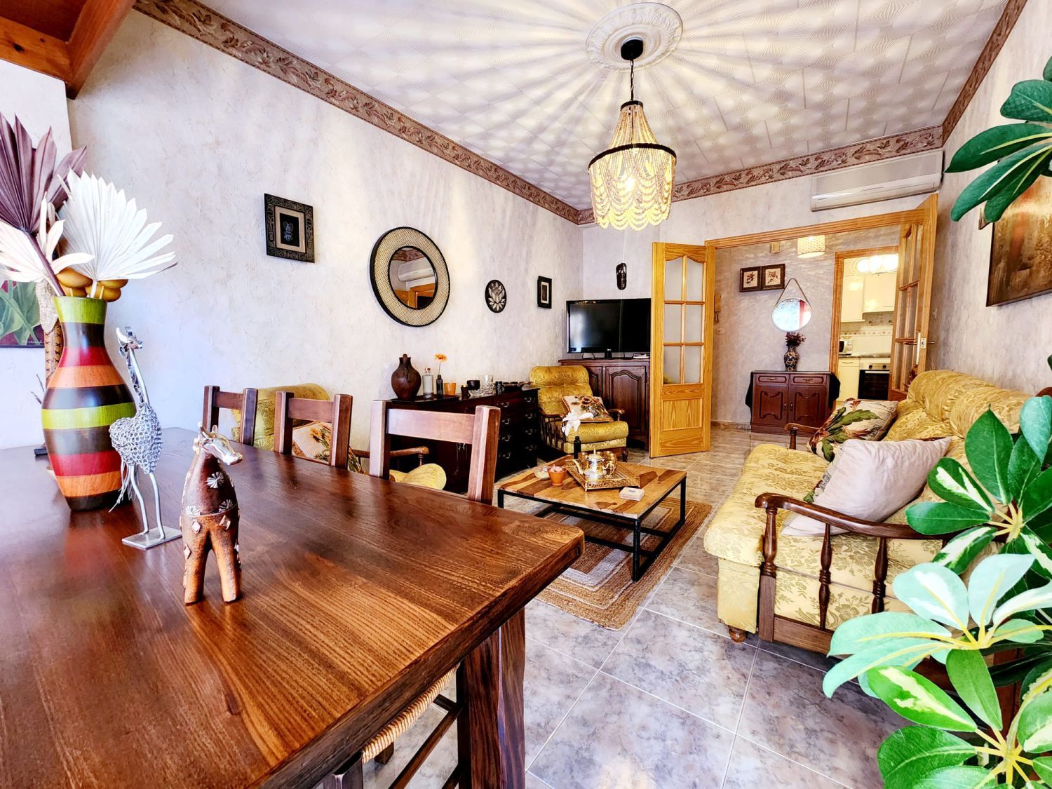 Living room of Flat for sale in Águilas  with Air Conditioner, Terrace and Balcony