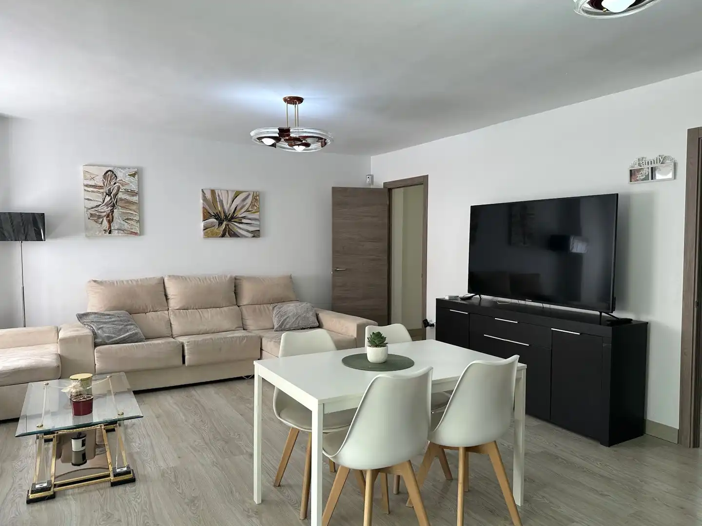 Sala de estar de Piso en venta en Ontinyent con Aire acondicionado, Calefacción y Trastero