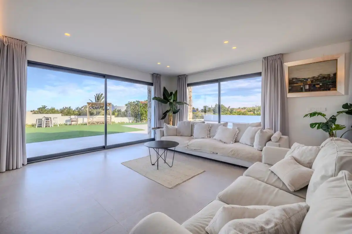 Living room of Houses for sale in Dénia  with Air Conditioner, Heating and Private garden