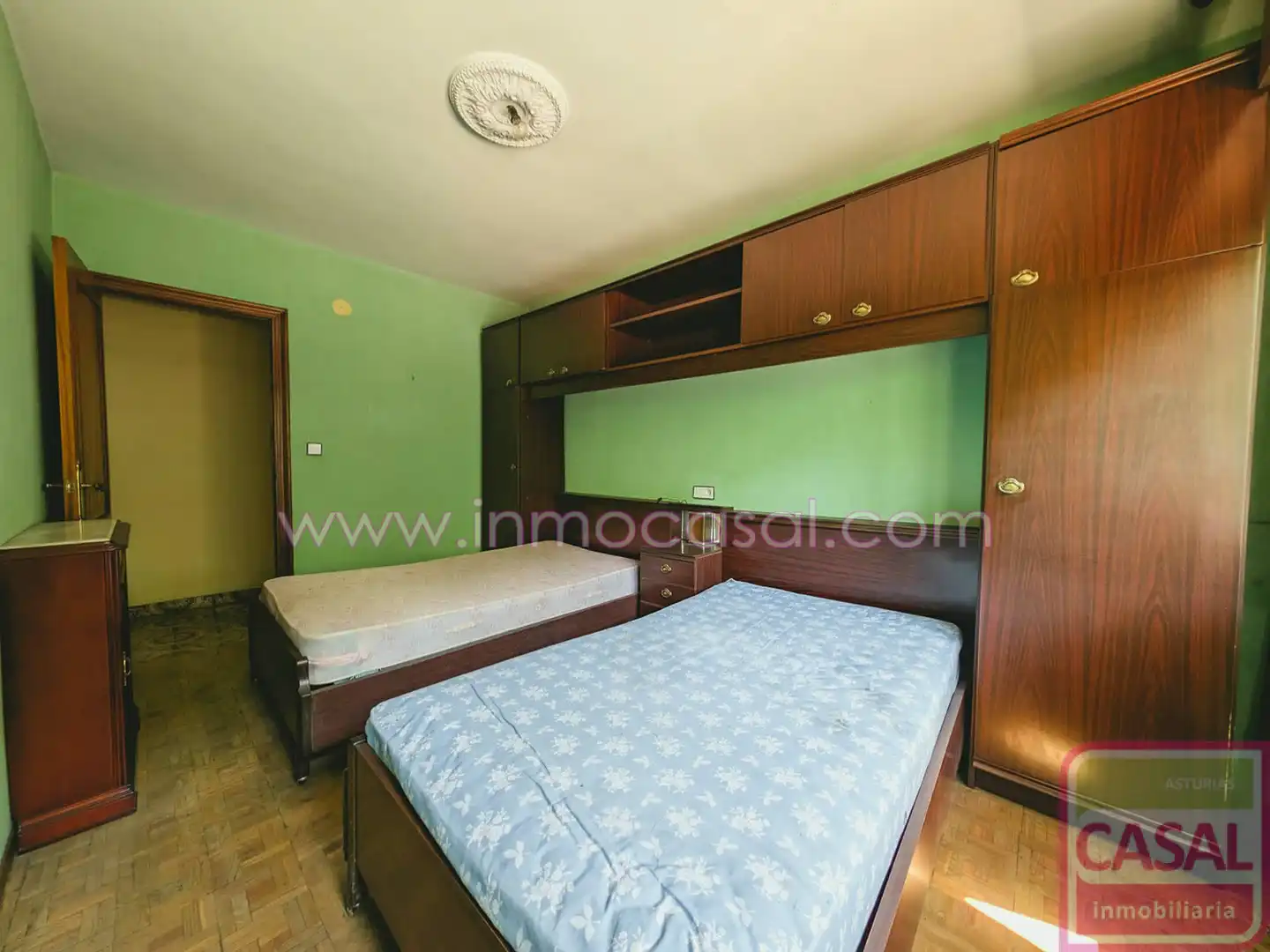Bedroom of Flat for sale in San Martín del Rey Aurelio  with Heating and Terrace