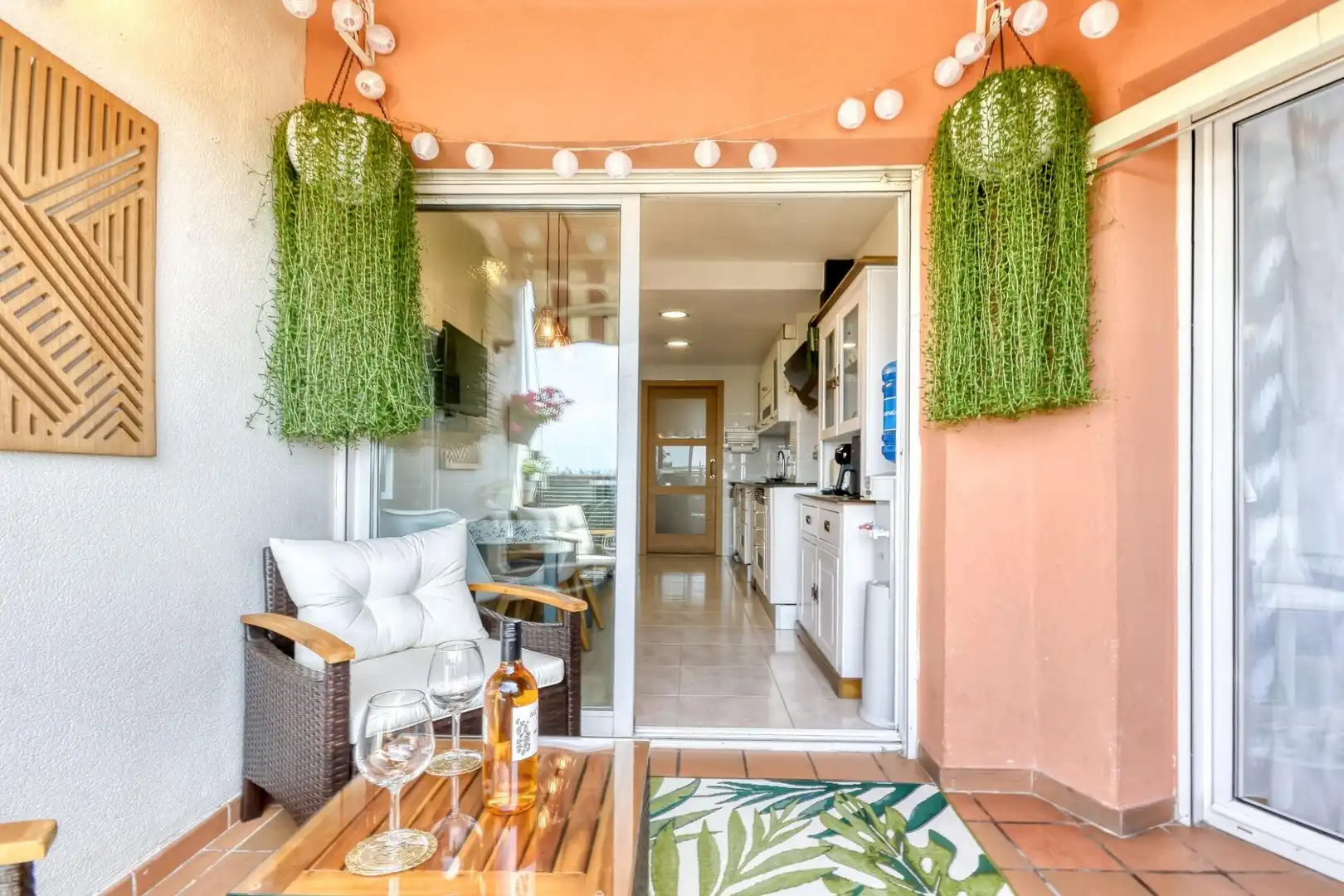 Balcony of Flat for sale in Figueres  with Terrace, Oven and Microwave