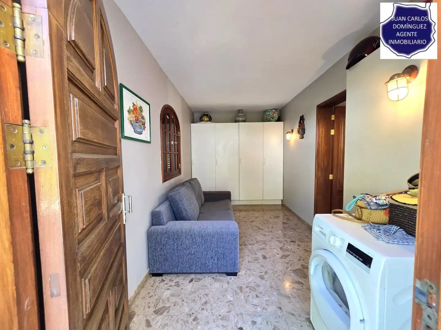 Sala de estar de Casa o chalet de alquiler en San Bartolomé de Tirajana con Aire acondicionado, Jardín privado y Terraza