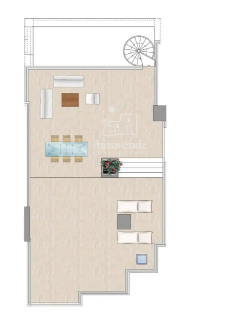 Ático en venta en Sant Joan de Labritja con Terraza, Trastero y Piscina