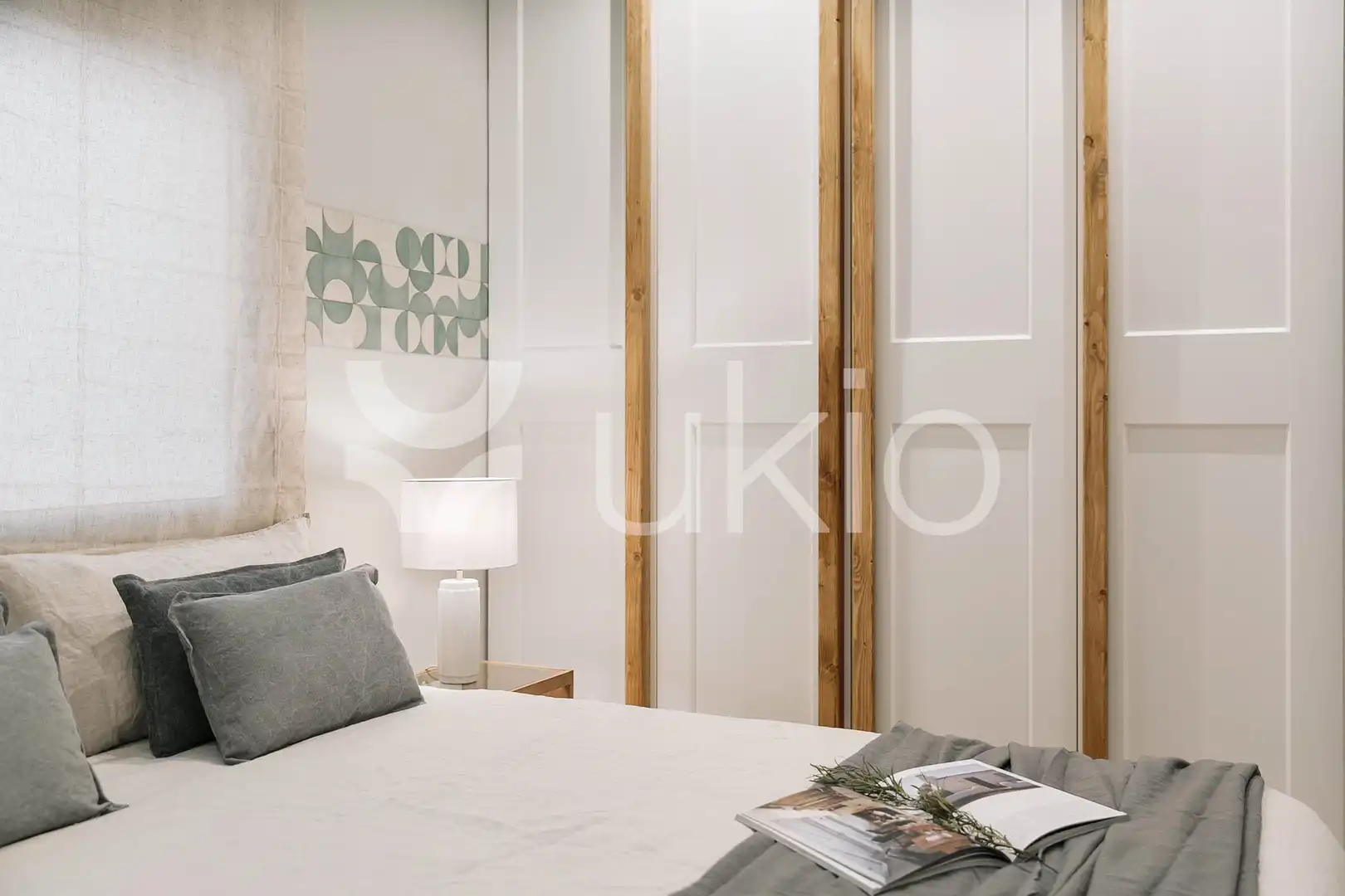 Habitación de Apartamento de alquiler en Barcelona con Aire acondicionado, Amueblado y Horno