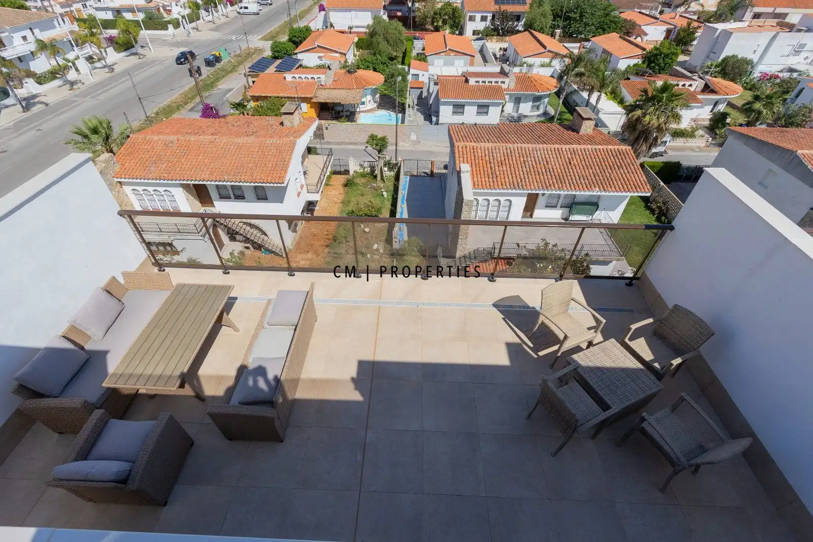 Terraza de Ático de alquiler en Sagunto / Sagunt con Aire acondicionado, Calefacción y Parquet
