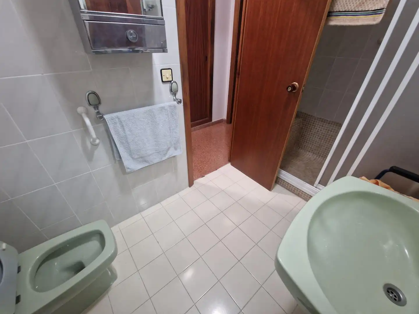 Bathroom of Flat for sale in Águilas  with Air Conditioner, Furnished and Balcony