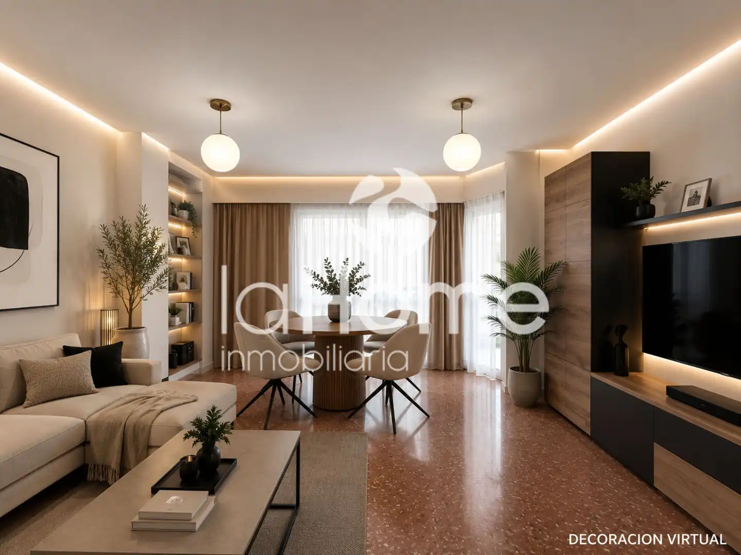 Wohnzimmer von Wohnung zum Verkauf in Mislata mit Klimaanlage, Heizung und Terrasse