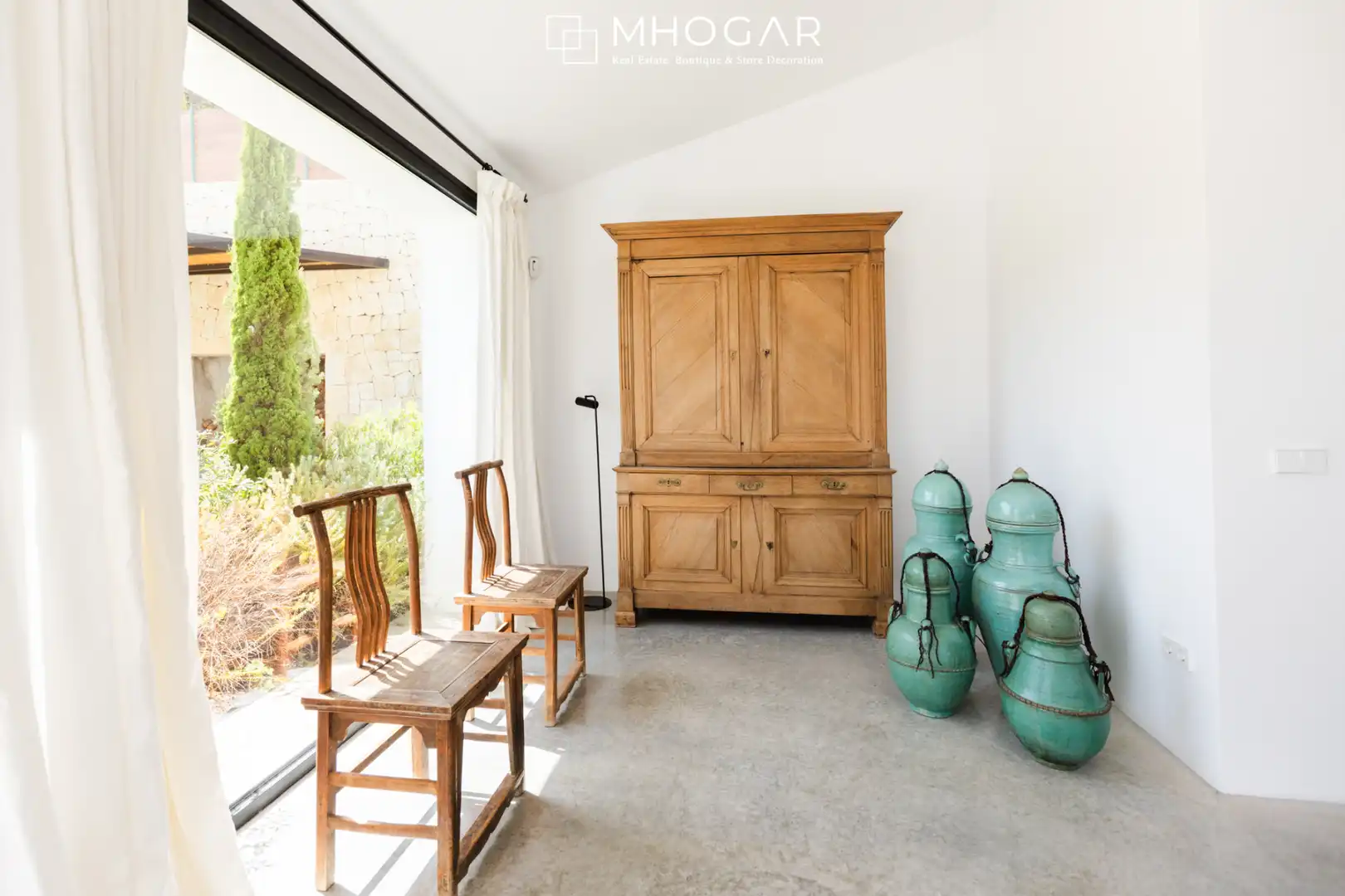 Terrassa de Finca rústica de lloguer en Benissa amb Aire condicionat, Calefacció i Jardí privat