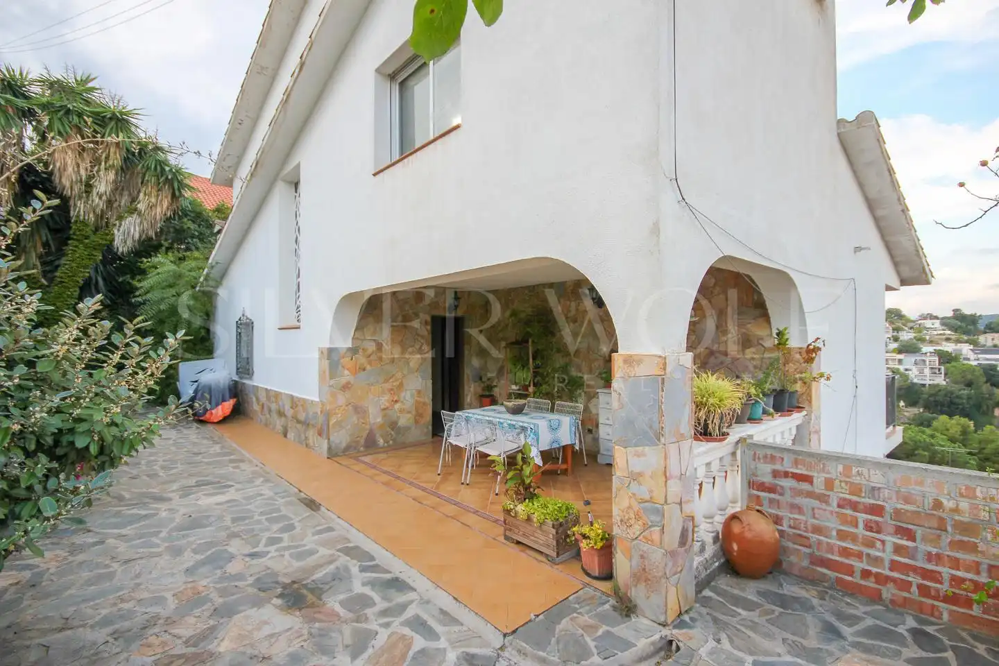 Vista exterior de Casa o xalet en venda en Argentona amb Calefacció, Jardí privat i Terrassa
