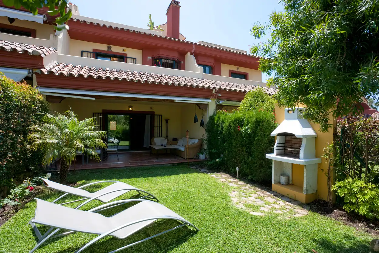 Garden of Houses for rent in Marbella  with Furnished and Pets allowed