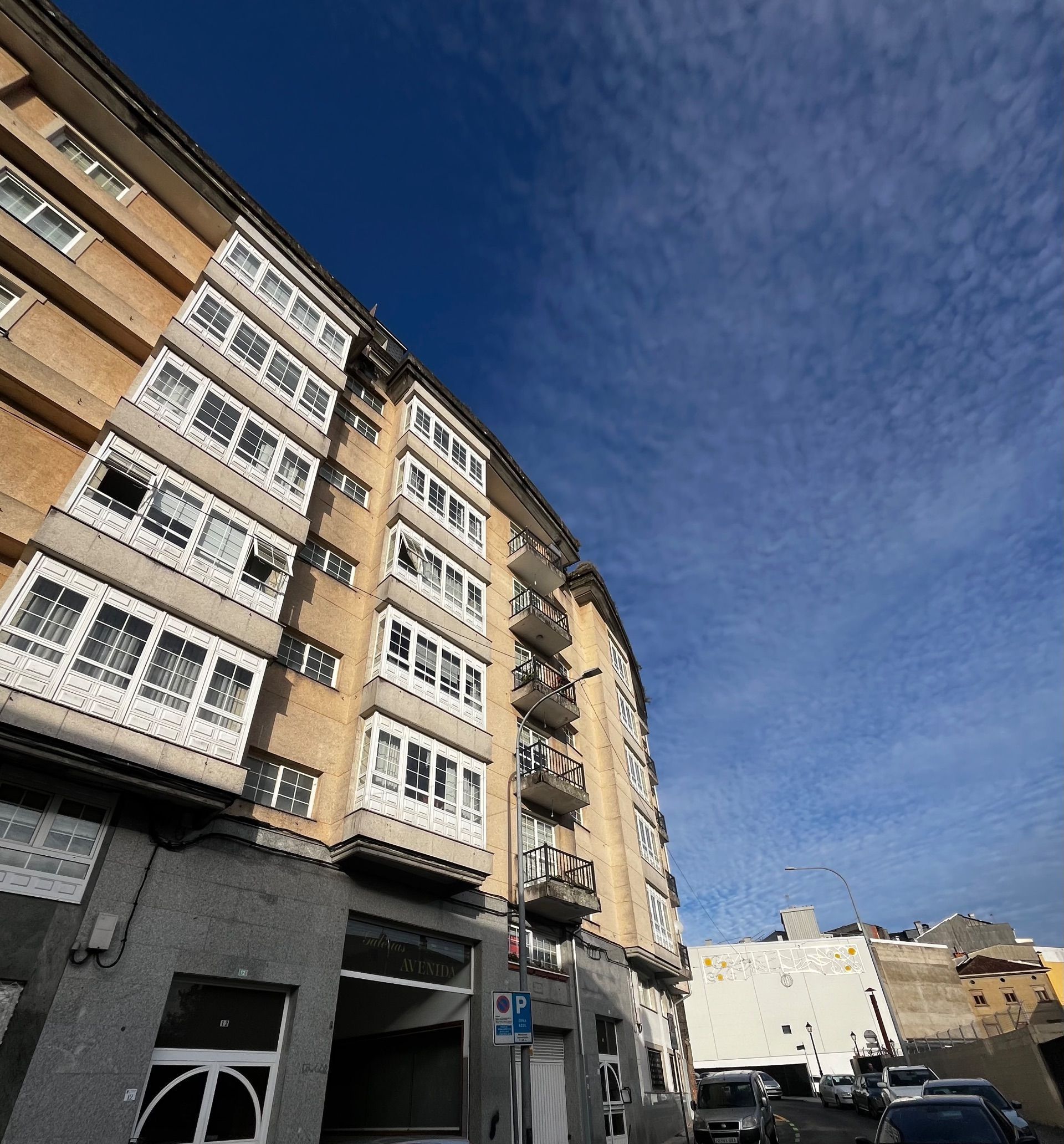 Exterior view of Flat for sale in A Estrada   with Heating, Storage room and Furnished