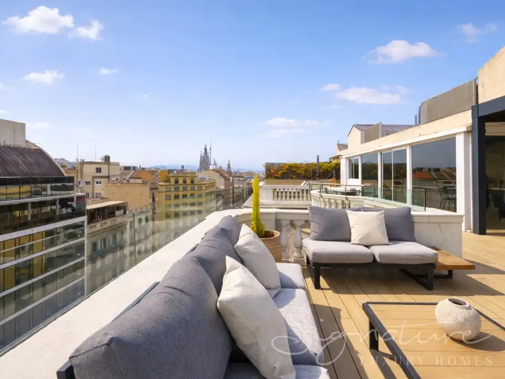 Penthouse mit Aufzug zur Miete in Calle Arago, imagen 9