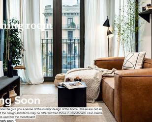 Living room of Apartment to rent in  Madrid Capital  with Air Conditioner, Heating and Furnished
