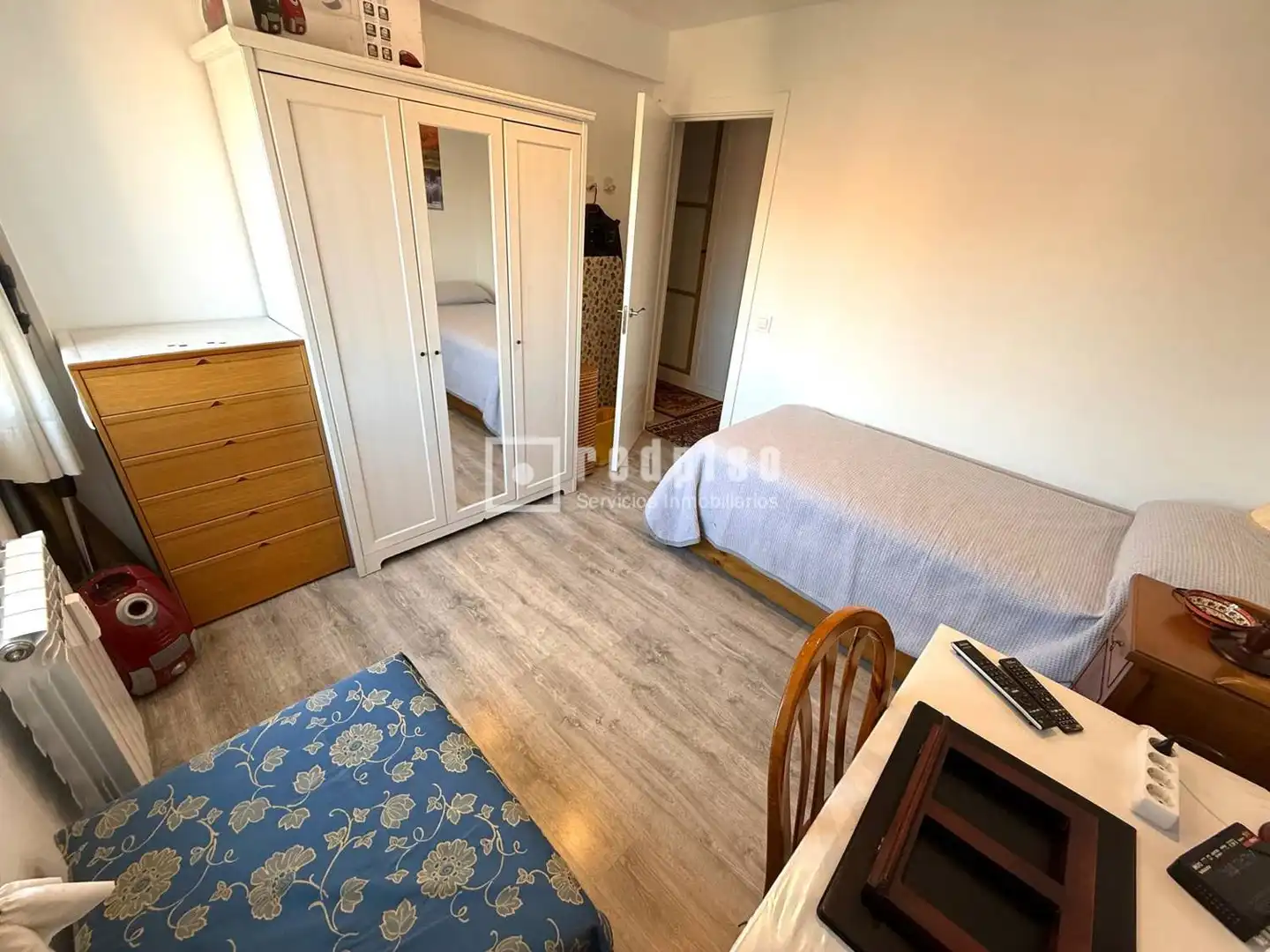 Bedroom of Flat for sale in Madrid  with Air Conditioner, Heating and Private garden