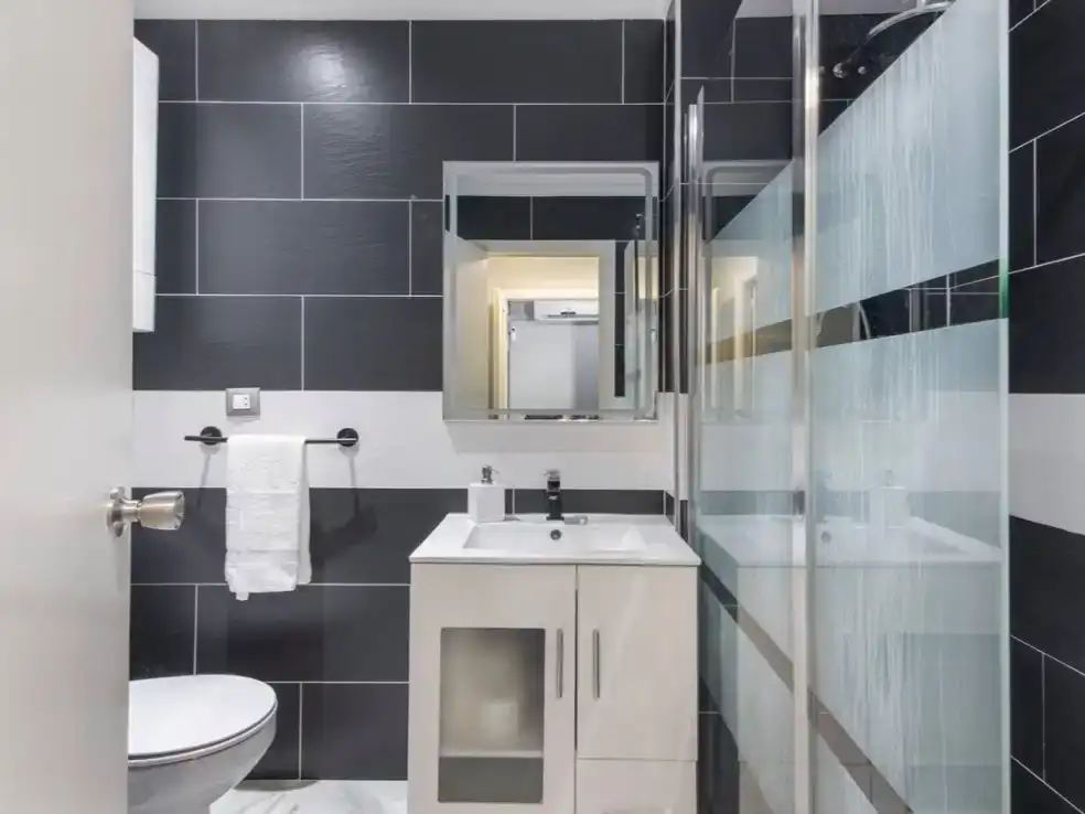 Bathroom of Flat for sale in El Portil  with Air Conditioner and Swimming Pool