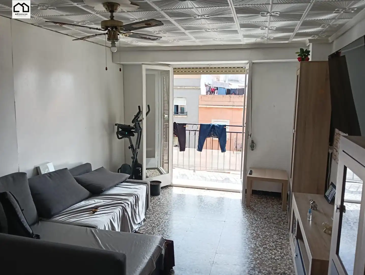 Sala d'estar de Apartament de lloguer en Elche / Elx amb Terrassa, Traster i Moblat