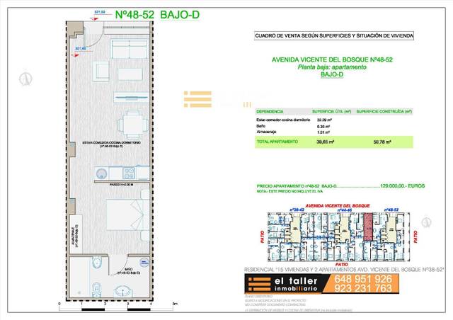 Piso en Venta en Vicente del Bosque en Chinchibarra