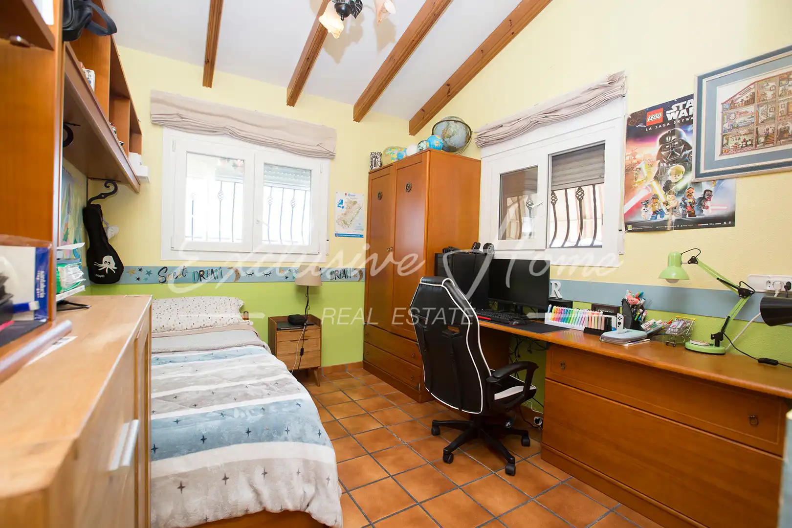 Schlafzimmer von Haus oder Chalet zum Verkauf in Peñíscola / Peníscola mit Klimaanlage, Heizung und Privatgarten