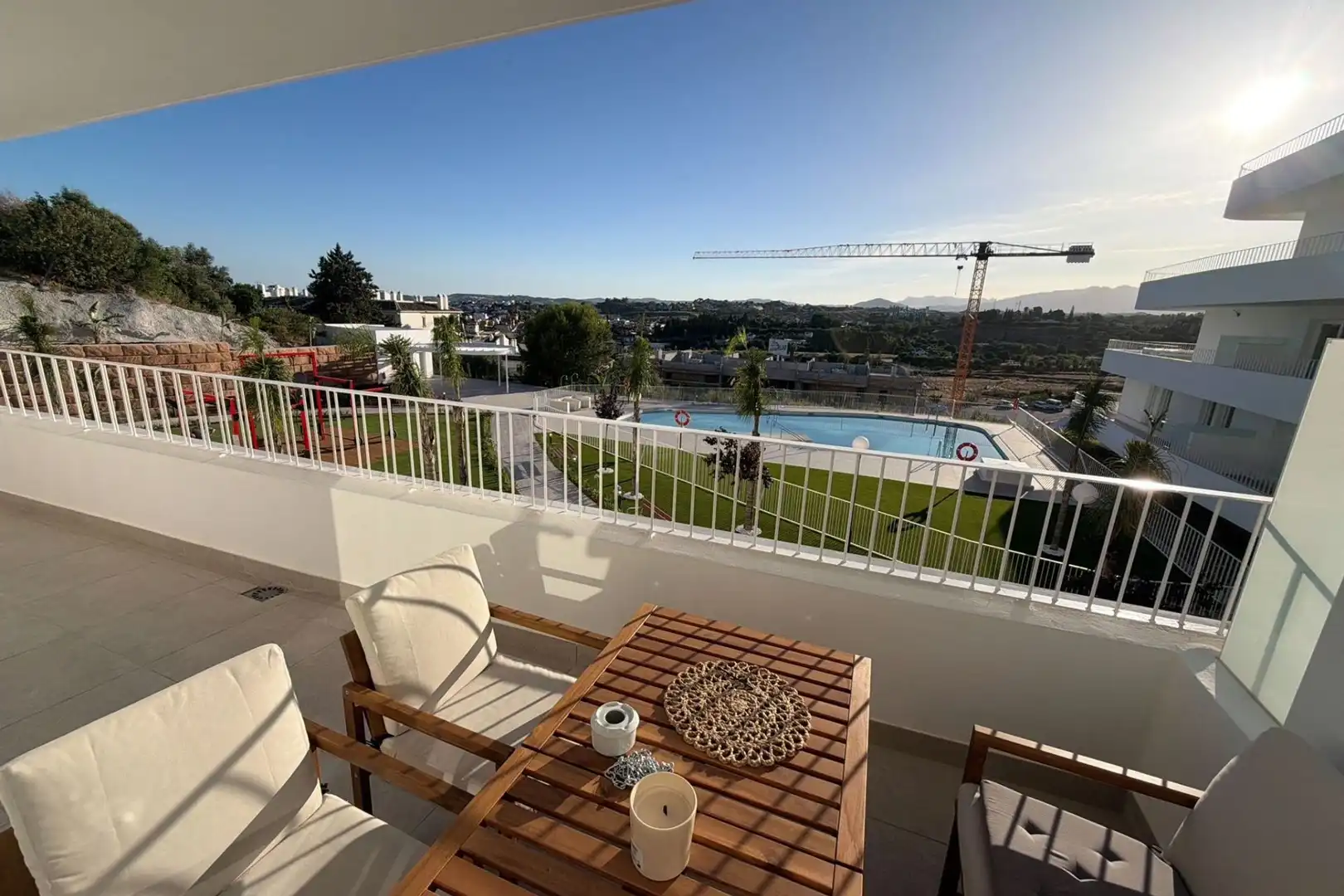 Terrassa de Apartament de lloguer en Fuengirola amb Balcó