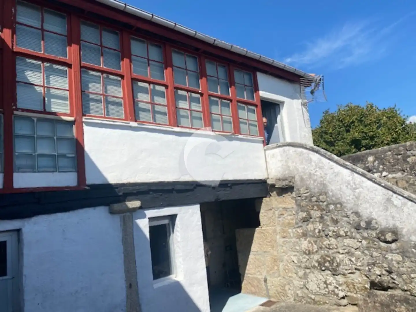 Vista exterior de Casa o chalet en venta en Entrimo con Jardín privado