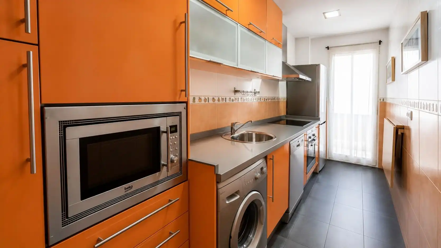 Kitchen of Flat for sale in Málaga  with Air Conditioner, Storage room and Balcony