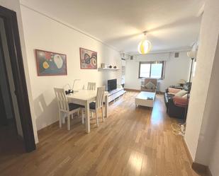 Living room of Flat to rent in Salamanca Capital  with Heating, Parquet flooring and Furnished