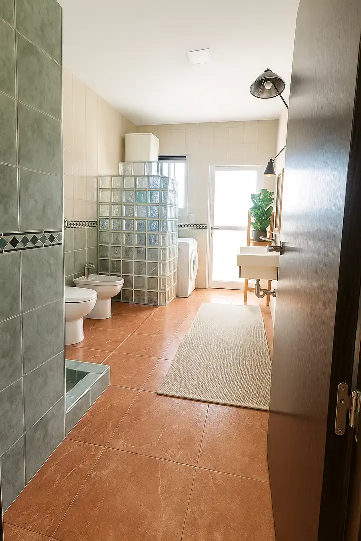 Bany de Casa o xalet en venda en Murcia amb Aire condicionat, Terrassa i Piscina